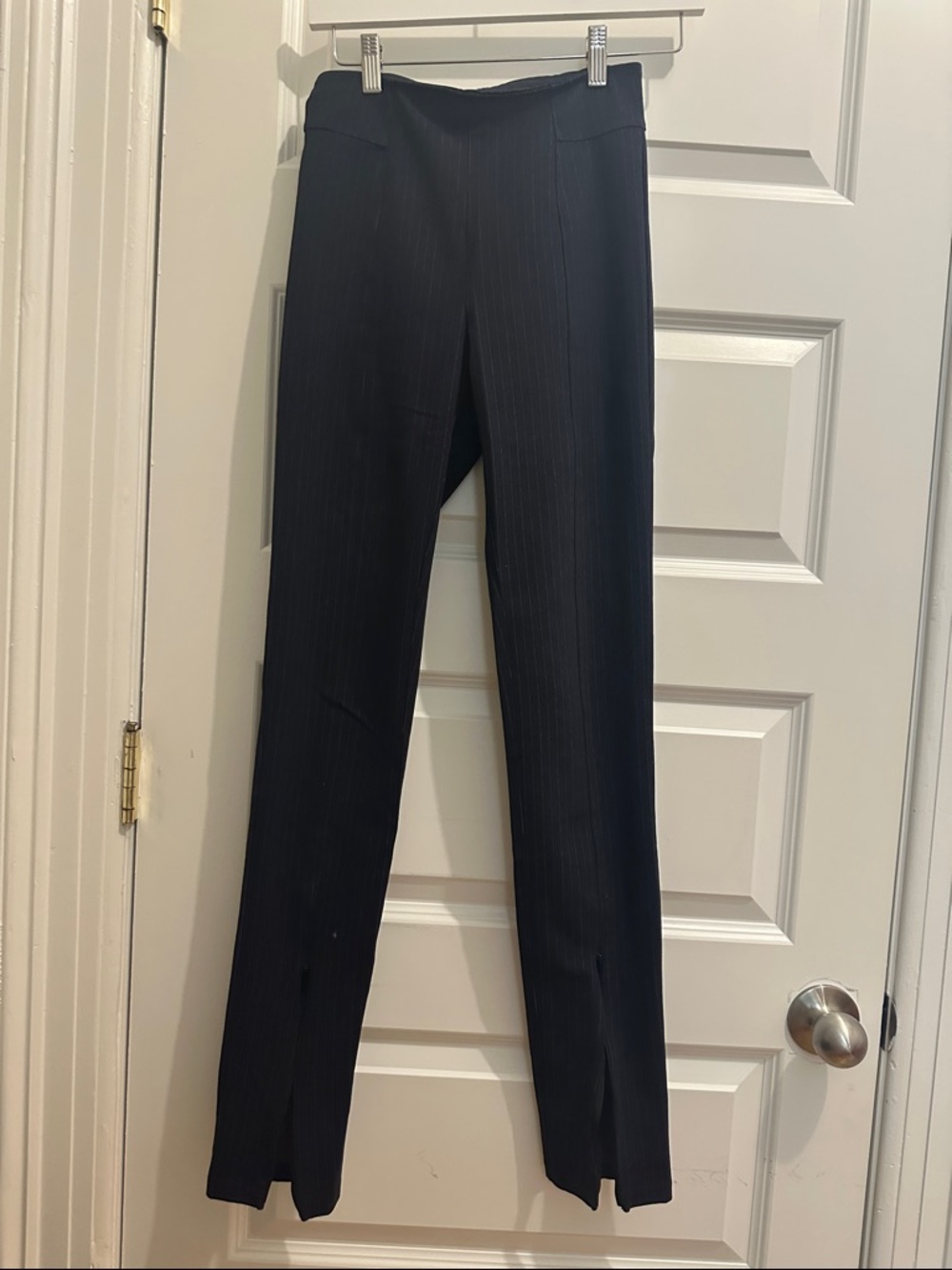 H&M navy stretch Pinstripe Slim Dress Pants